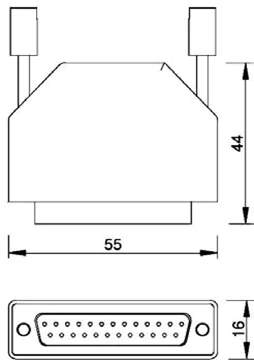 Соединитель 25 PIN — фото 2